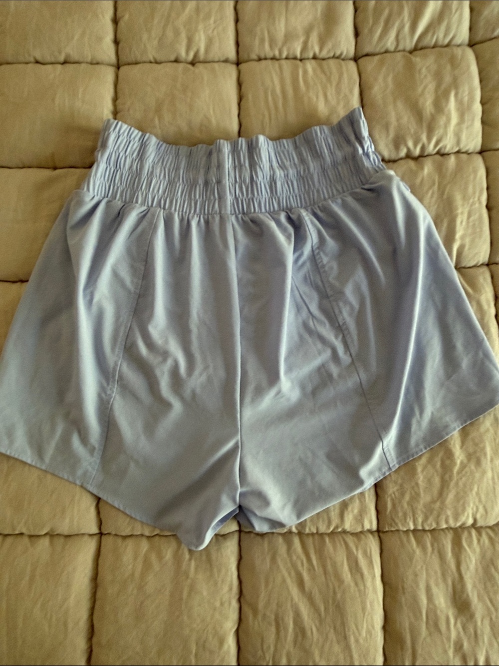 all in motion Light Blue Women's Athletic Shorts with Elastic Waist and Drawcord - Picture 3 of 3